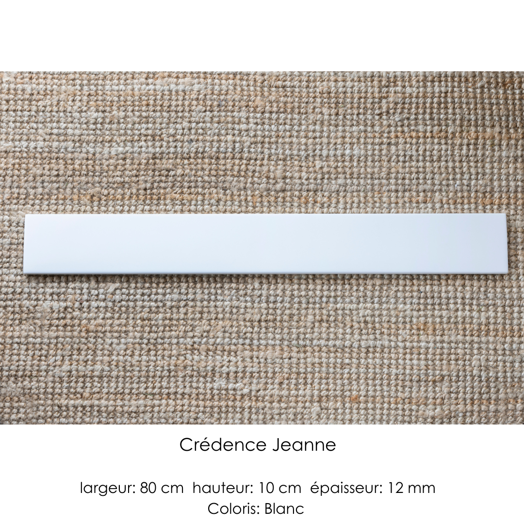 Jeanne, la crédence classique en Solid Surface