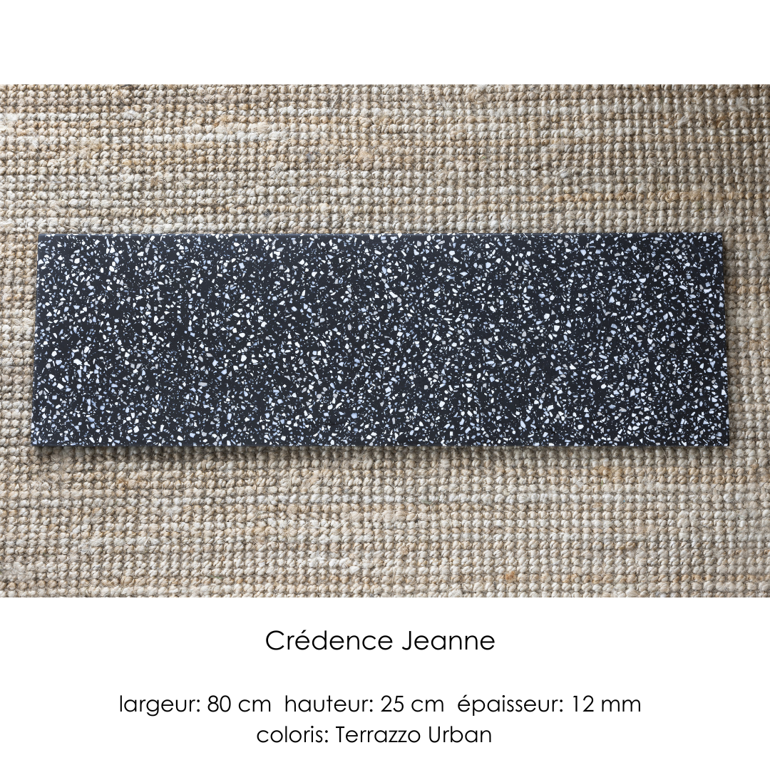 Jeanne, la crédence classique en Solid Surface